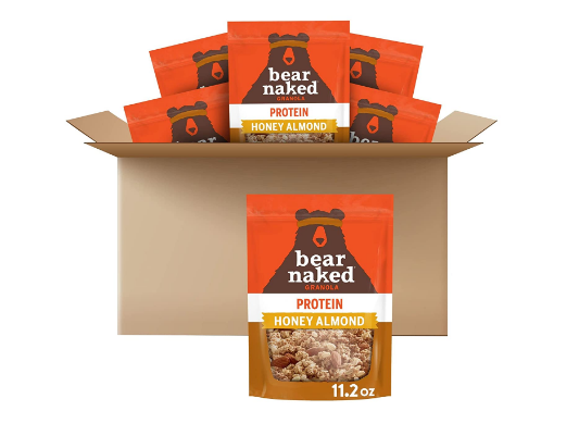 Bear Naked Honey Almond Protein Granola Cereal 11 2 Oz 6 Pack 20 20