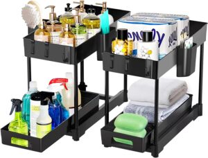 Double Coupon: Molgree Under Sink Organizers and Storage 2 Pack