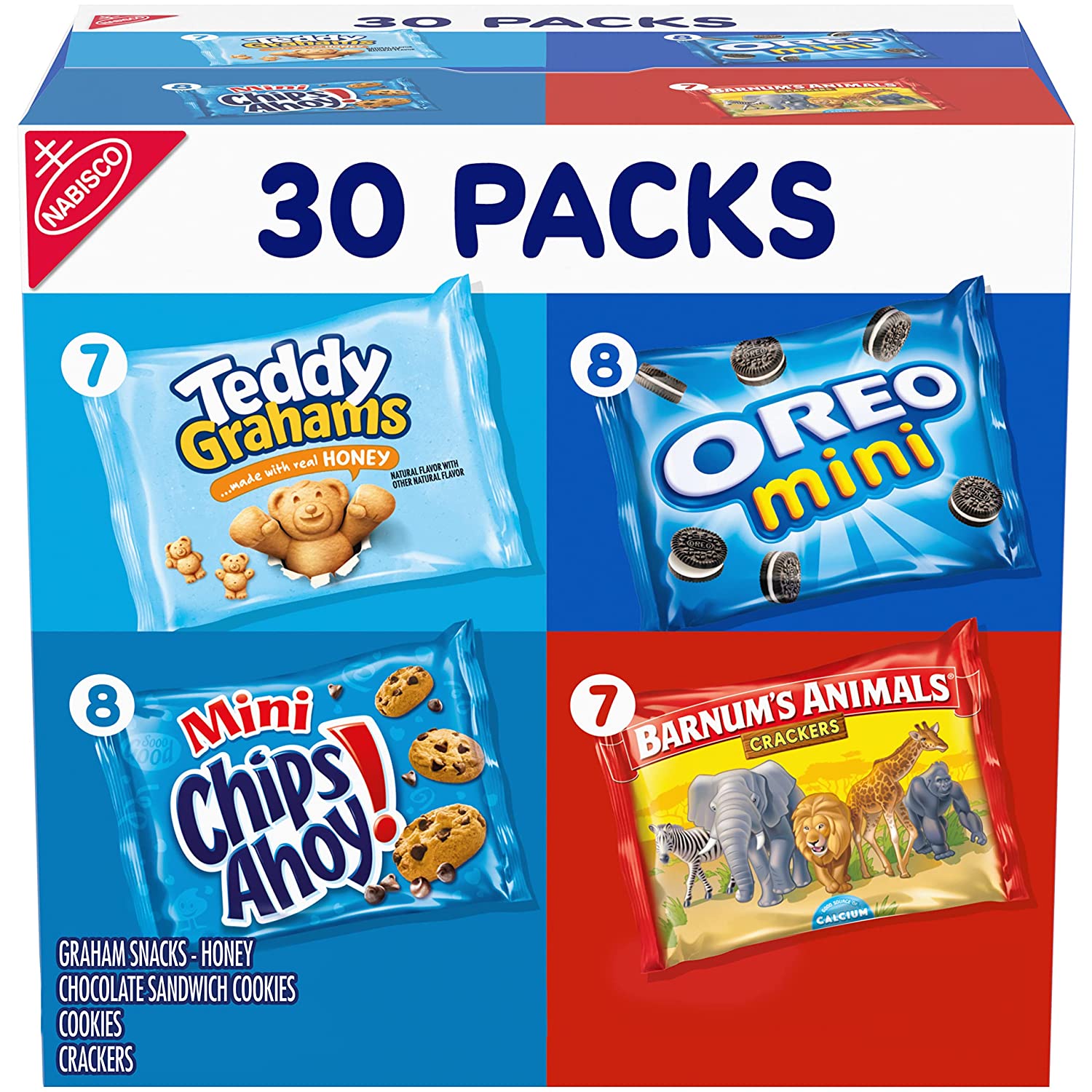 Nabisco Team Favorites Variety Pack 30 Snack Packs ONLY $8.38  at Amazon!