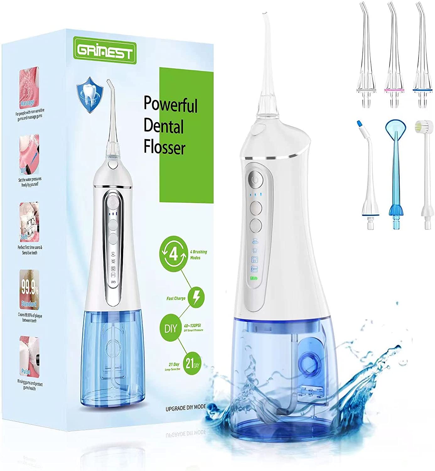 Grinest Cordless Water Flosser $13.80 at Amazon (reg. $45.99; SAVE 70%)