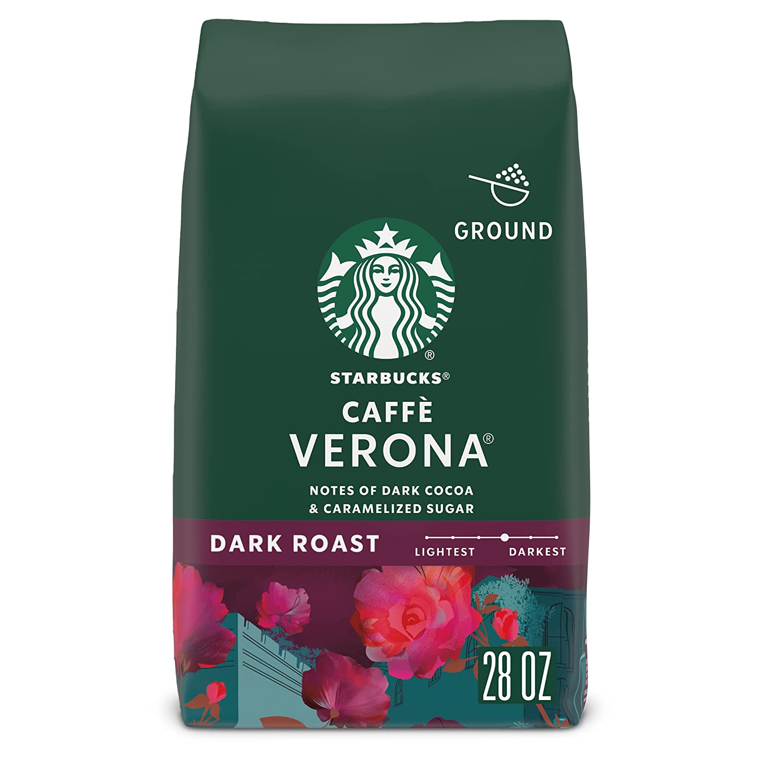 Starbucks Caffè Verona Ground Dark Roast Coffee BIG 28 oz ONLY $9.97 at Amazon!