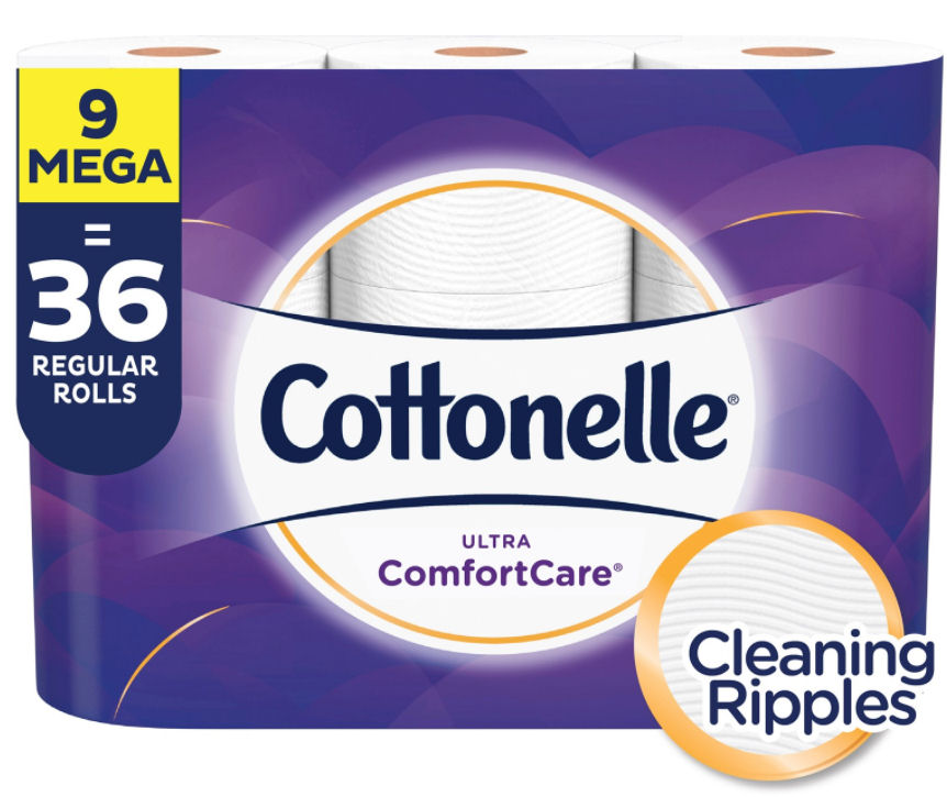 CVS: $6.99 Cottonelle Toilet Paper 9 Mega Rolls = 36 Regular Rolls ($0.19/reg. roll!)