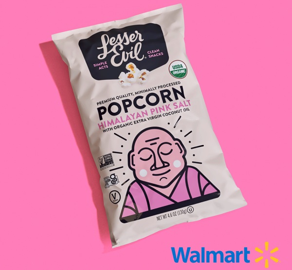 Walmart: BOGO Lesser Evil Himalayan Pink Salt Popcorn (JUST USE YOUR PHONE!)