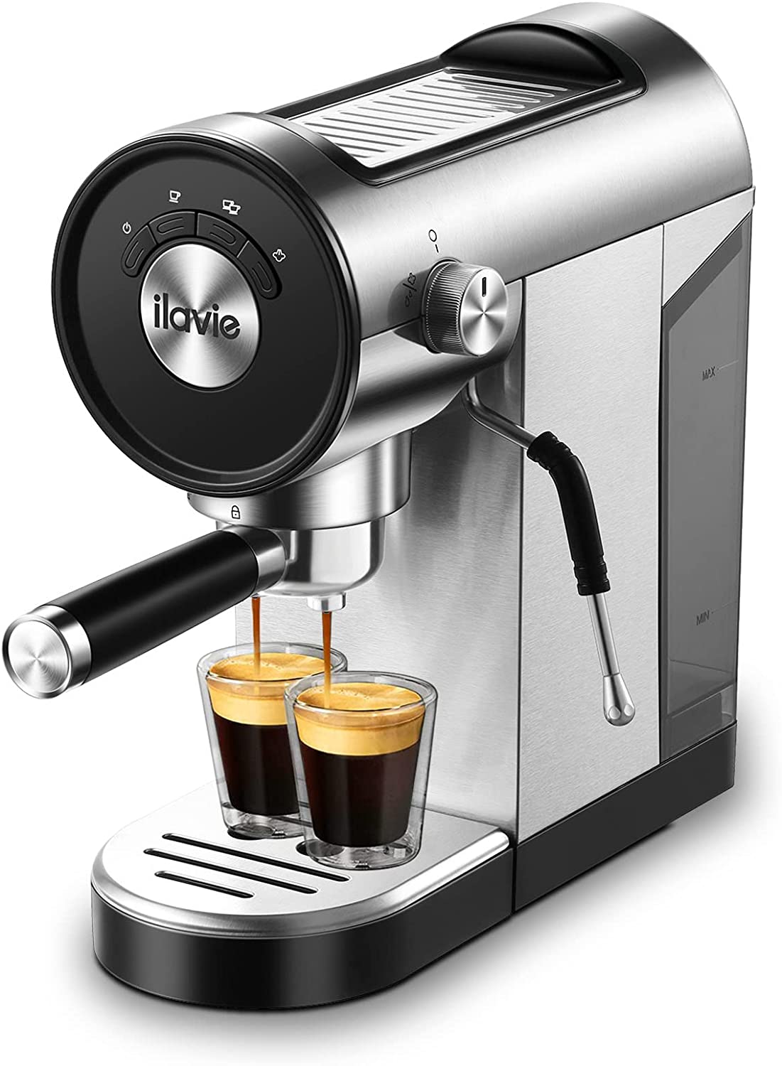 ILAVIE 20 Bar Espresso Coffee Machine w/Steamer Wand $85 at Amazon (reg ...