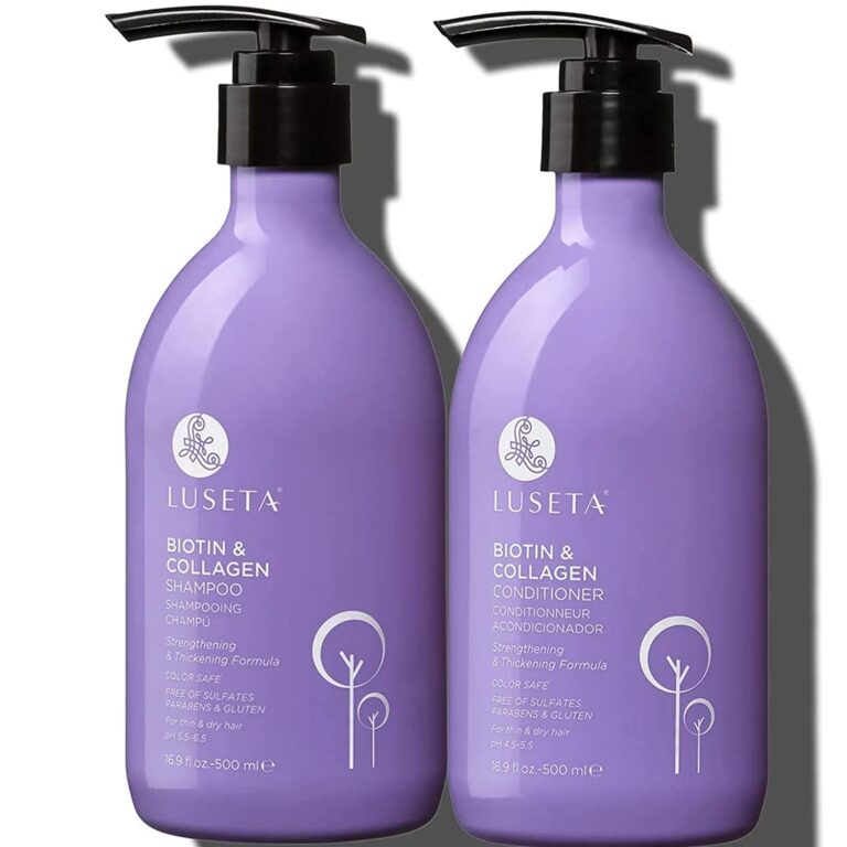 Luseta Biotin & Collagen Hair Growth Shampoo & Conditioner 16.9 Oz Set ...