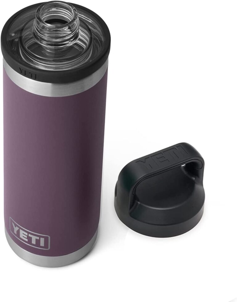 YETI Rambler Vacuum Insulated Stainless Steel 18 Oz Bottle W/Chug Cap ...