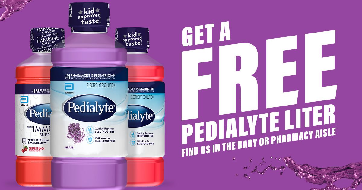 FREE 1L Bottle of Pedialyte at Walmart (JUST USE YOUR PHONE; Probably $0.00 Out-Of-Pocket!)