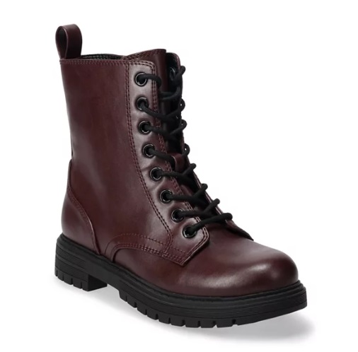 Kohl’s: $10.19 SO Reindeer Women’s Combat Boots (reg. $59.99; SAVE 83%)