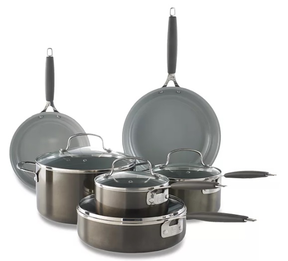 Kohl’s: $45.24 Food Network 10-Piece Nonstick Ceramic Cookware Set (reg. $129.99; SAVE 65%)