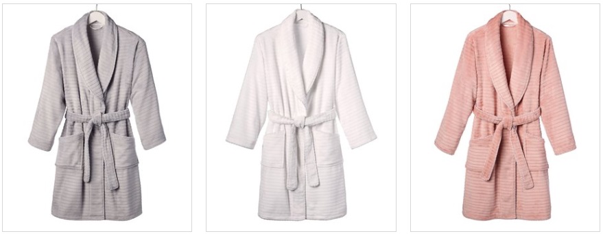 HOT! Zulily: Up to 76% OFF WellBeing by Sunham Plush Bath Robes (starting at $19.99!)