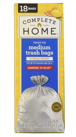 Walgreens: Buy ONE, Get TWO FREE Complete Home Trash Bags + Promo Code = $1.50/box!