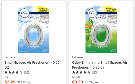Walgreens: THREE FREE Febreze Products (Air Effects Spray, Small Spaces & Plug-In Warmer!)