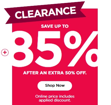 Kohl’s: EXTRA 50% OFF Clearance + Stacking 15% OFF Promo Code = CRAZY Deals!