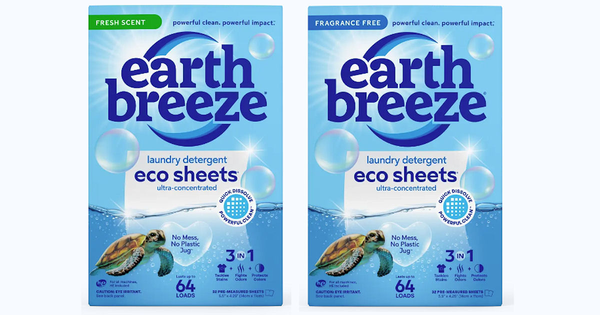 FREE Earth Breeze Eco Sheets Laundry Detergent via Venmo or PayPal w/Text Rebate!