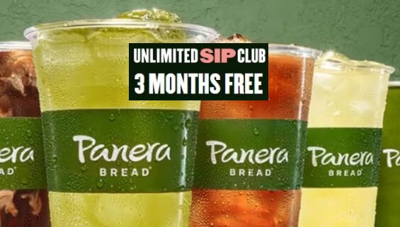 Panera Unlimited Drinks FREE for THREE MONTHS ($45 VALUE; NEW & RETURNING USERS!)