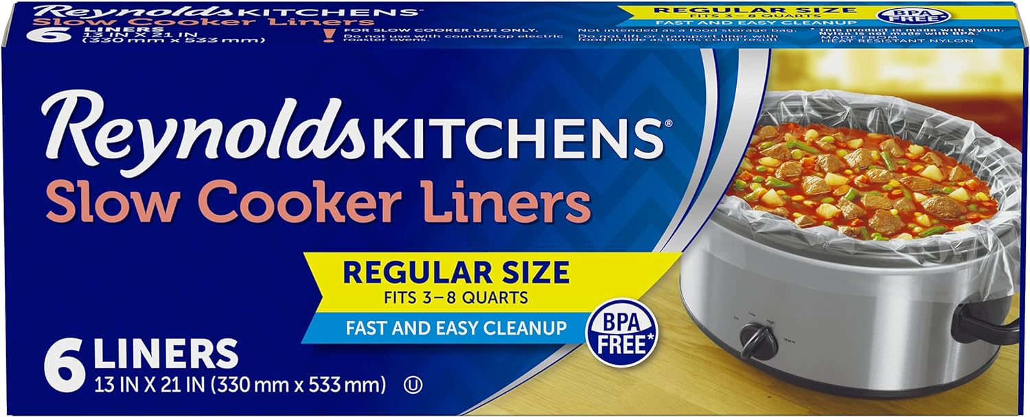 Reynolds Kitchens Slow Cooker Liners 6 ct $2.96 at Amazon (reg. $5.79)