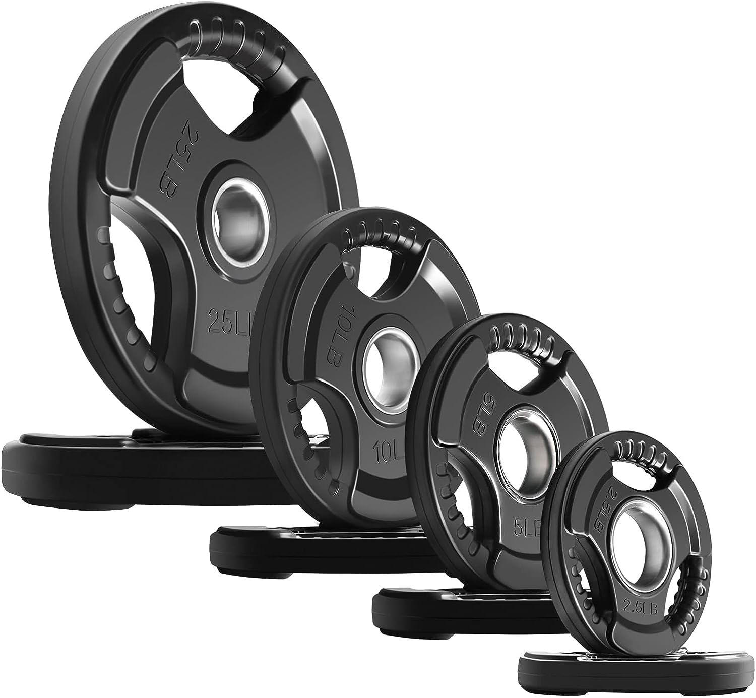 RitFit Olympic Rubber Grip Barbell Weight Plates 85lb Set $169.99 at Amazon (reg. $299.45!)